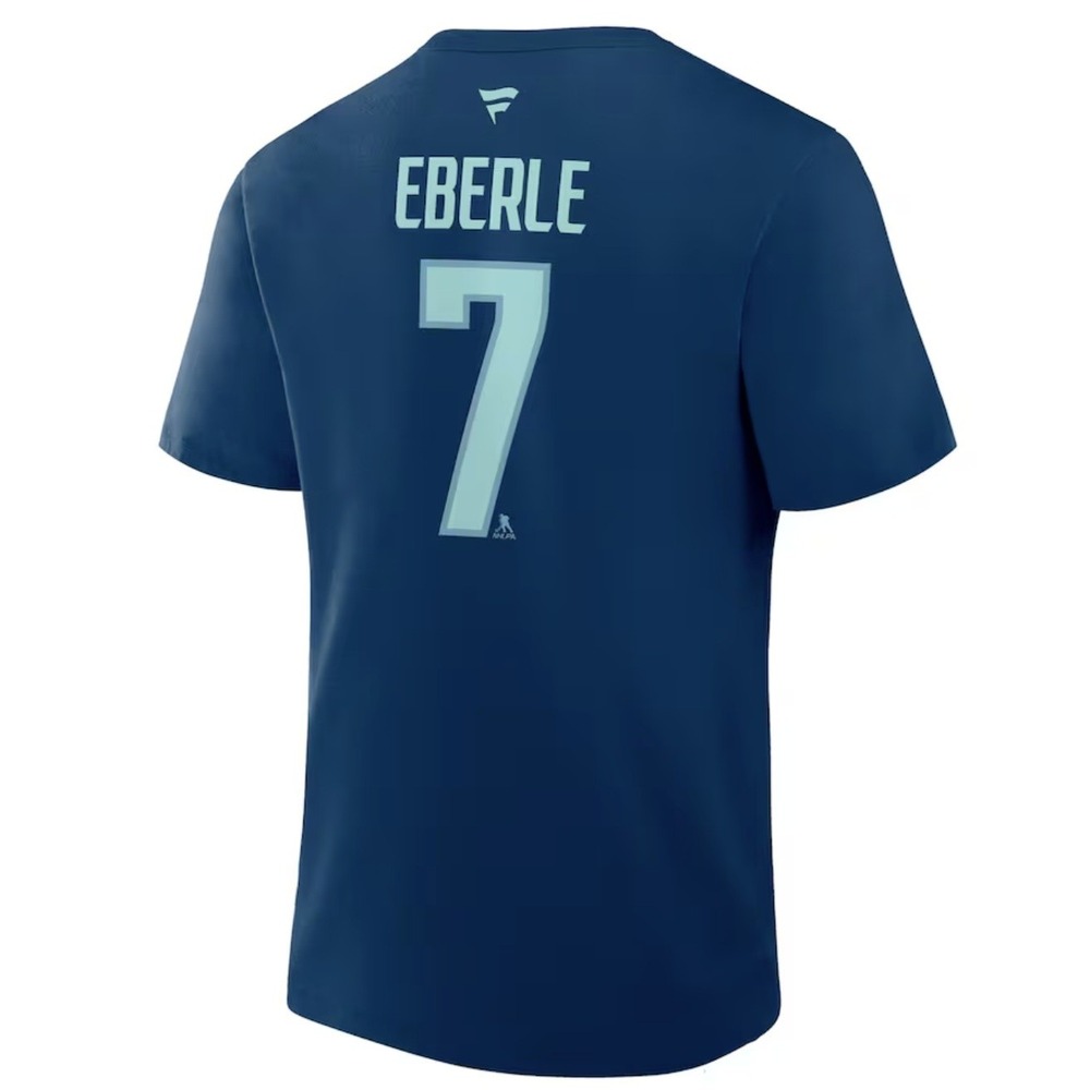 Fanatics Seattle Kraken #7 Jordan Eberle Shirt Officially Licensed NEW Small